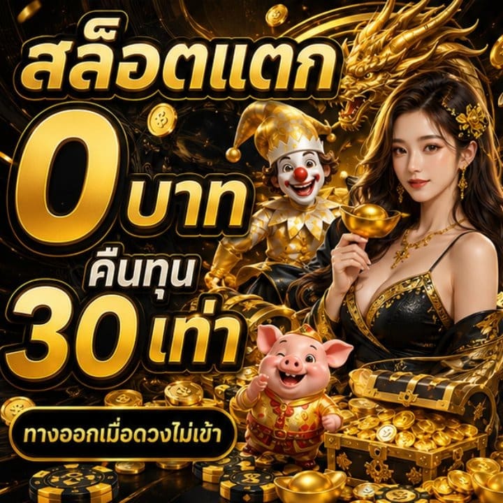 สล็อตแตก 0 บาท คืนทุน 30 เท่า